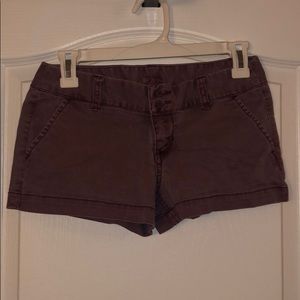 Purple Chino Shorts